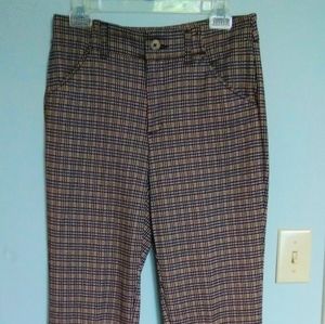 Plaid High Waisted Pants size 8